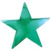 Star Foil Cutout 9" Green 2 Star Foil Cutout 9&Quot; Green