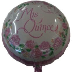 18&Quot; Rnd Mis Quince Pink W/Pink Roses