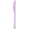 Lavender Premium Plastic Knives 20CT 2 Lavender Premium Plastic Knives 20Ct