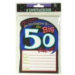 Oh No..the Big 50 DC PSTCD Invites 8CT