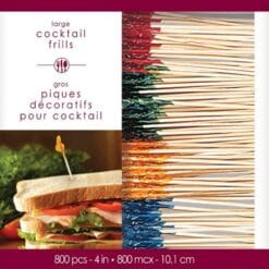 Frill Picks Large 4" 800CT