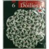 Doilies Holly Print Paper Round 12&Quot; 6Ct