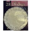 White Paper Round Doilies 8" 28CT