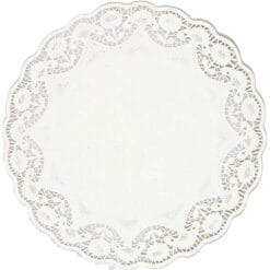 Doilies White Paper Round 16.5" 4CT