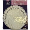 White Paper Round Doilies Astd 32CT 2 White Paper Round Doilies Astd 32Ct