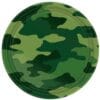 Camo Green Plates RND 7" 8CT