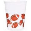 Football Fan Cups Printed Plastic 16Oz 8Ct