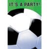 Soccer Fan Folded Invite 8Ct