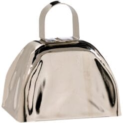 Cow Bell Silver 3" x 3" Ea