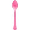 Bright Pink Premium Spoons 20Ct