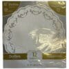Whie Paper Round Doilies 12&Quot; 12Ct