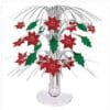 Cntrpc Rd Pnsta/Grn Holly Mini Cscd 8.5" 1 Cntrpc Rd Pnsta/Grn Holly Mini Cscd 8.5&Quot;