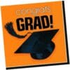 Orange Grad Napkins Lunch 36Ct