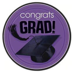 Purple Grad Plates 9” 18CT
