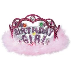 Birthday Girl Flashing Light-Up Tiara