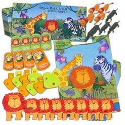 Jungle Animals Favor Pack 48PCS