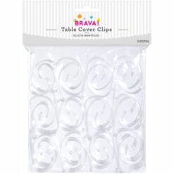 Table Cover Clips Clear 24pcs
