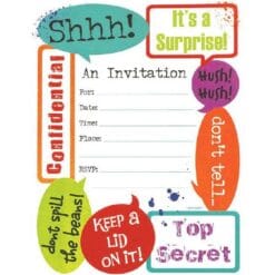 Surprise Party Invites 20CT