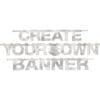 Silver Foil Create-Your-Own Letter BNR 1 Silver Foil Create-Your-Own Letter Bnr