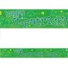 St. Patrick's Day Foil Banner