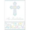 Blessed Day Folded Invites 8Ct