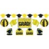 Yellow Grad Room Decorating Kit