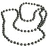 Black Metallic 6MM Bead Necklaces 2 Black Metallic 6Mm Bead Necklaces