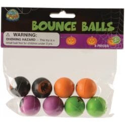 Bouncing Balls Halloween Theme 8pcs