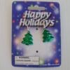 Christmas Tree Pin Or Earrings Astd