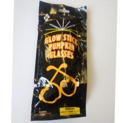 Glow Stick Pumpkin Glasses 1pc