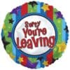 18&Quot; Rnd Sorry You'Re Leaving Foil Balloon