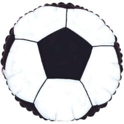 18" RND Soccerball BALLOON