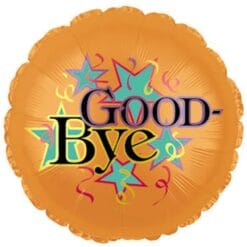 18" RND Good Bye Foil Balloon