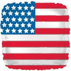 18" SQR Flag Q-Bloon Foil Balloon