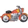 45" SHP Snarly Motorcycle Foil Balloon