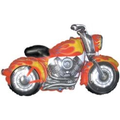 45" SHP Snarly Motorcycle Foil Balloon