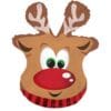 26&Quot; Shp Reindeer Head Foil Balloon