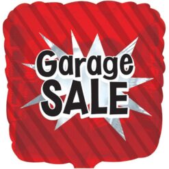 18" SQR Garage Sale Balloon