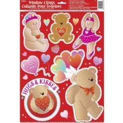 Valentine Window Clings Astd