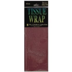Burgundy Tissue Wrap 10SHT