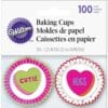 Wilton Valentine Cupcake Cups And Picks - 24 Sets