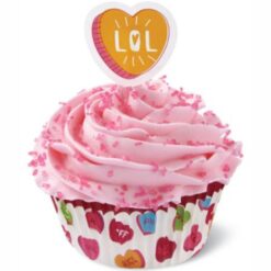 Wilton Valentine Cupcake Cups and Picks 24 Sets