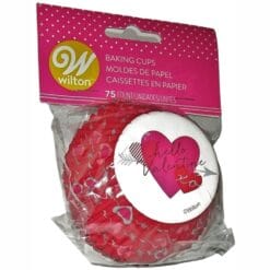 Hello Valentine Hearts Baking Cups 75CT