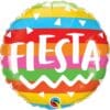 18" RND Fiesta Rainbow Stripes Balloon 1 18&Quot; Rnd Fiesta Rainbow Stripes Balloon