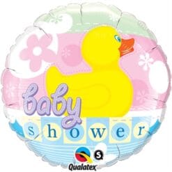 18" RND Baby Shower Rubber Duckie Foil