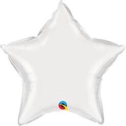 20" STR White Foil Balloon