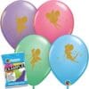 11" Gold Printed Fairies & Sparkles Assorted Latex Balloons 6CT 1 11&Quot; Gold Printed Fairies &Amp; Sparkles Assorted Latex Balloons 6Ct
