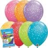 11&Quot; Printed Sprinkles &Amp; Dots Assorted Balloons 6Ct