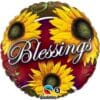 18&Quot; Rnd Fall Blessings Foil