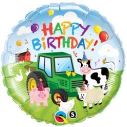 18" RND Birthday Barnyard